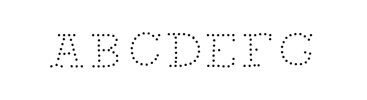 BUNKER DOT Regular  Free Fonts Download