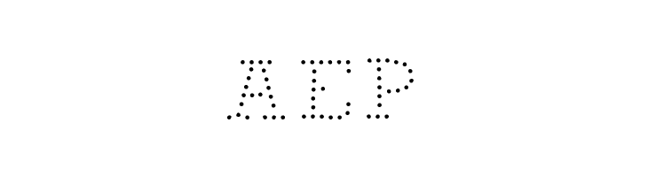 BUNKER DOT Regular  Free Fonts Download