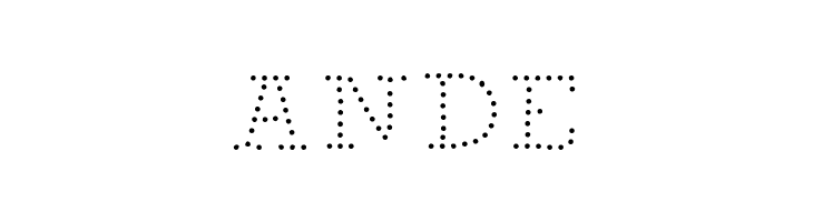 BUNKER DOT Regular  Free Fonts Download