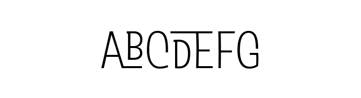 Salad Interlock Trial Light  Free Fonts Download