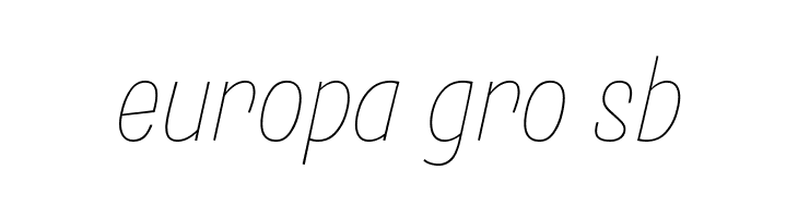Salad Trial Extralight Italic  Free Fonts Download