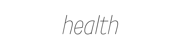 Salad Trial Extralight Italic  Free Fonts Download