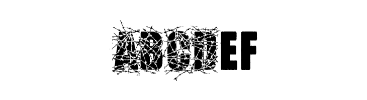 BARBEDWIRE PERSONAL USE Bold  Free Fonts Download