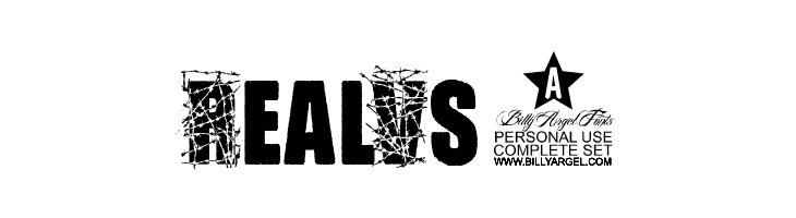 BARBEDWIRE PERSONAL USE Bold  Free Fonts Download