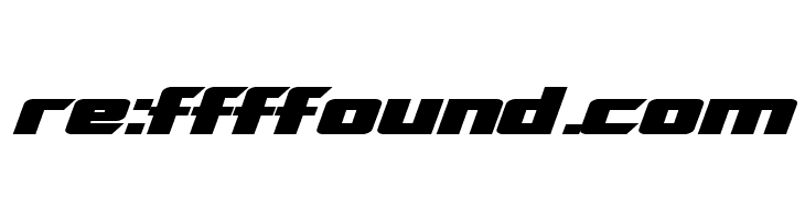 SF TransRobotics Extended Bold Italic  Free Fonts Download