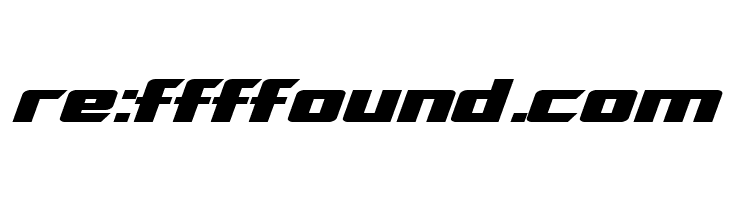 SF TransRobotics Extended Italic  Free Fonts Download