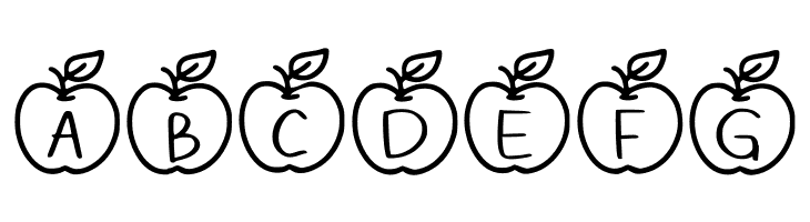 Apple Fruit Regular  Free Fonts Download