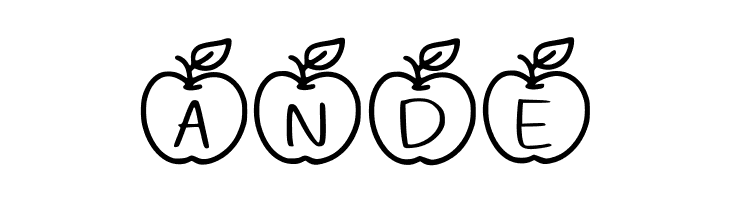 Apple Fruit Regular  Free Fonts Download