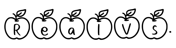 Apple Fruit Regular  Free Fonts Download