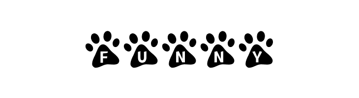 MF Paw Prints  Free Fonts Download