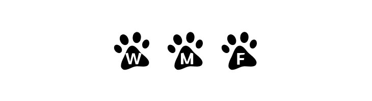 MF Paw Prints  Free Fonts Download