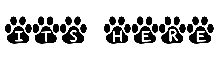 Kitty Paw Demo  Free Fonts Download