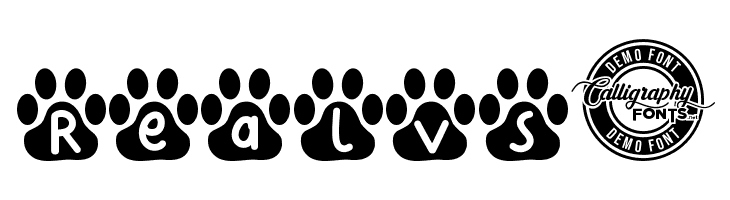 Kitty Paw Demo  Free Fonts Download