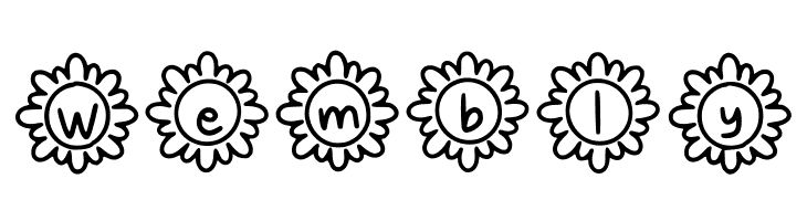 Flowery Regular  Free Fonts Download