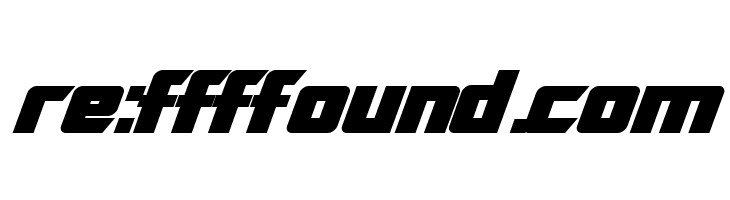 SF TransRobotics Bold Italic  Free Fonts Download