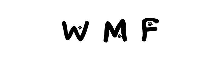 Kitten Paws Regular  Free Fonts Download