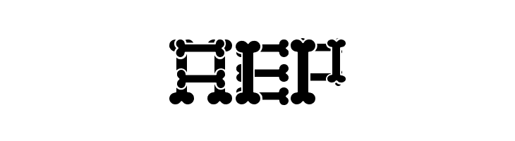 Hallo Skull - personal use  Free Fonts Download