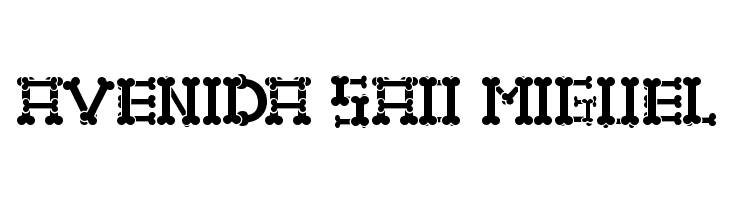 Hallo Skull - personal use  Free Fonts Download