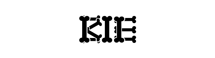 Hallo Skull - personal use  Free Fonts Download