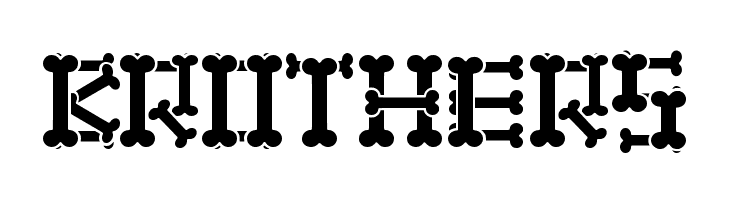 Hallo Skull - personal use  Free Fonts Download