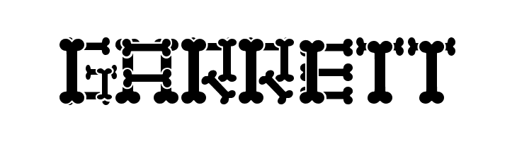 Hallo Skull - personal use  Free Fonts Download