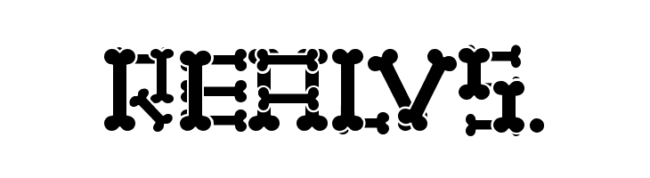 Hallo Skull - personal use  Free Fonts Download