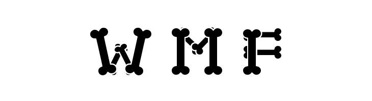 Hallo Skull - personal use  Free Fonts Download