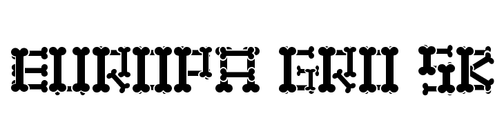 Hallo Skull - personal use  Free Fonts Download