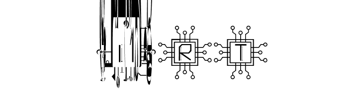 CyberTech Monogram  Free Fonts Download