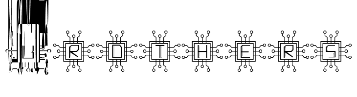 CyberTech Monogram  Free Fonts Download