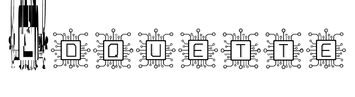 CyberTech Monogram  Free Fonts Download