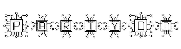 CyberTech Monogram  Free Fonts Download