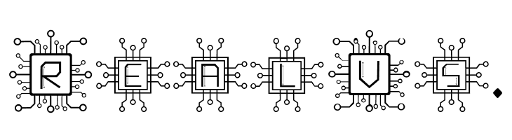 CyberTech Monogram  Free Fonts Download