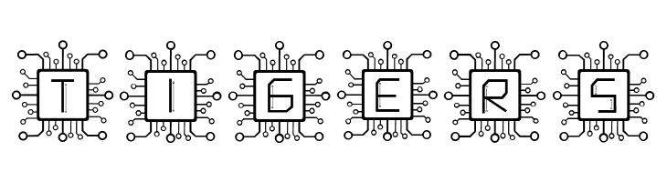 CyberTech Monogram  Free Fonts Download