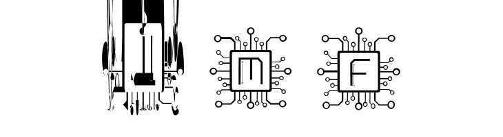 CyberTech Monogram  Free Fonts Download