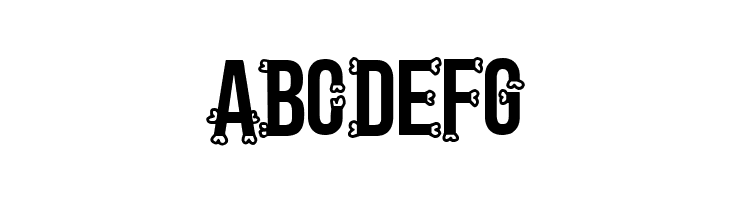 Bones Regular  Free Fonts Download