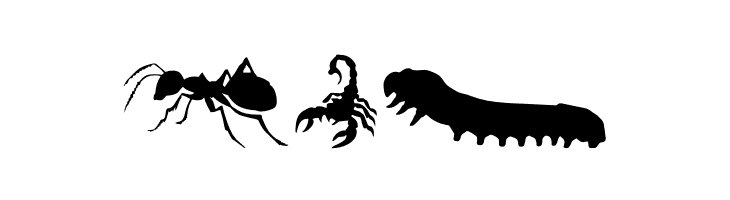 Creepy Crawlies  Free Fonts Download