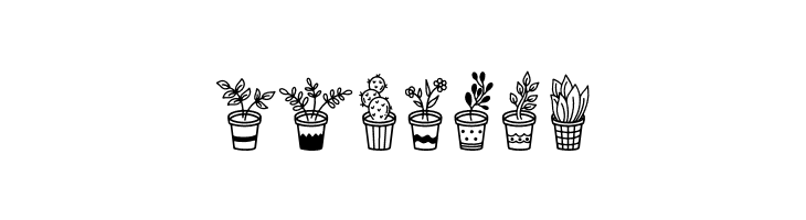 Home Plants  Free Fonts Download
