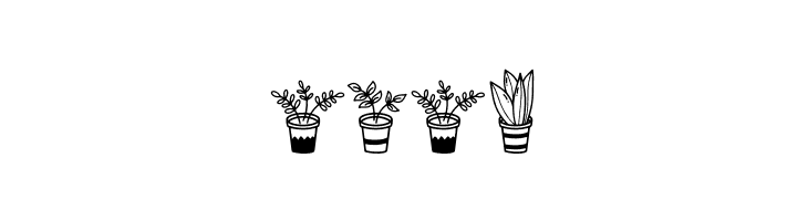 Home Plants  Free Fonts Download