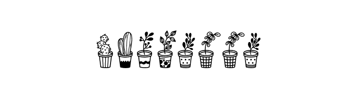 Home Plants  Free Fonts Download