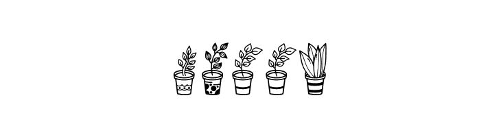 Home Plants  Free Fonts Download