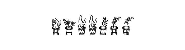 Home Plants  Free Fonts Download