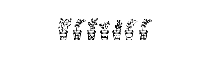 Home Plants  Free Fonts Download
