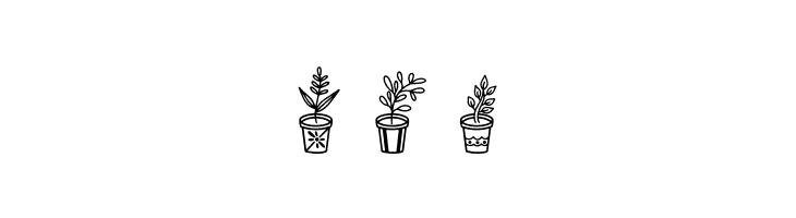 Home Plants  Free Fonts Download