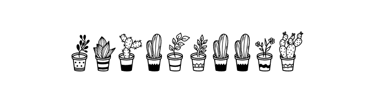 Home Plants  Free Fonts Download