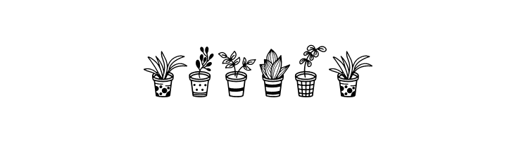 Home Plants  Free Fonts Download