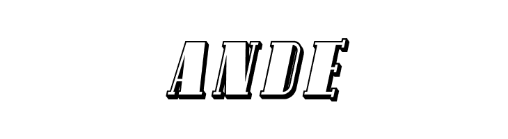 Avondale Shaded Italic  Free Fonts Download