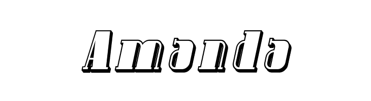 Avondale Shaded Italic  Free Fonts Download