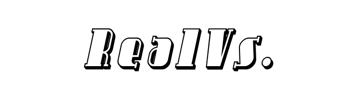 Avondale Shaded Italic  Free Fonts Download