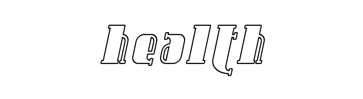 Avondale Outline Italic  Free Fonts Download